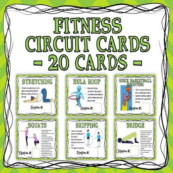 Free Printable Fitness Circuit Cards